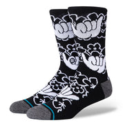 Hawaii Shaka Crew Socks - Black