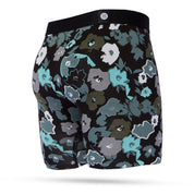 Flower Beds Boxer Brief Wholester - Black