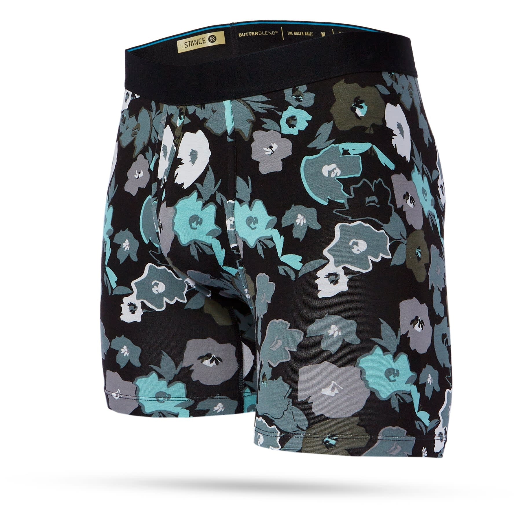 Boxer à parterres de fleurs Wholester - Noir 