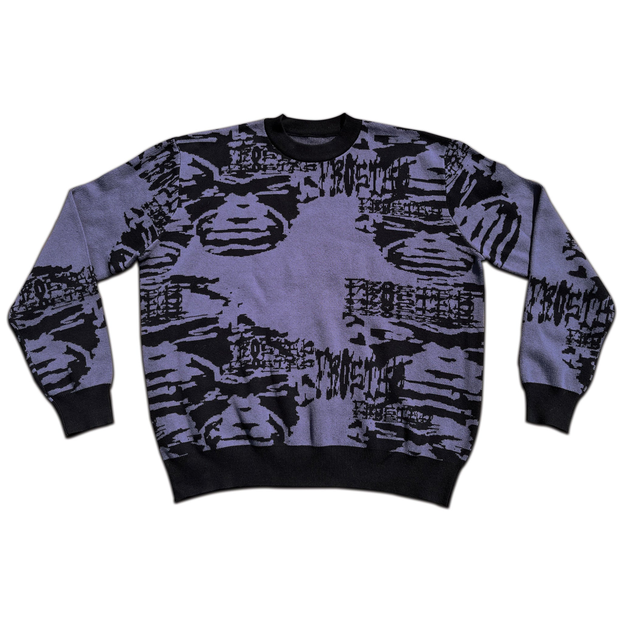 Monkeyworld Heavyweight Knit Sweater - Blueish Purple