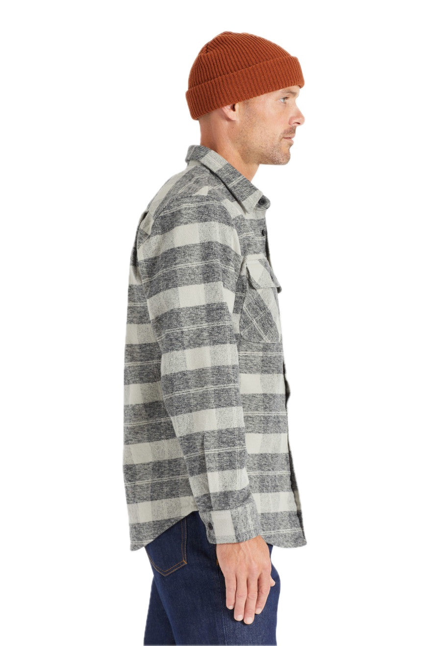 Bowery Heavy Weight L/S Flanelle - Noir/Charbon