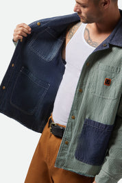 Assembly Reversible Chore Jacket - Indigo/Pine Needle/Whitecap