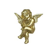 Broche en or chérubin