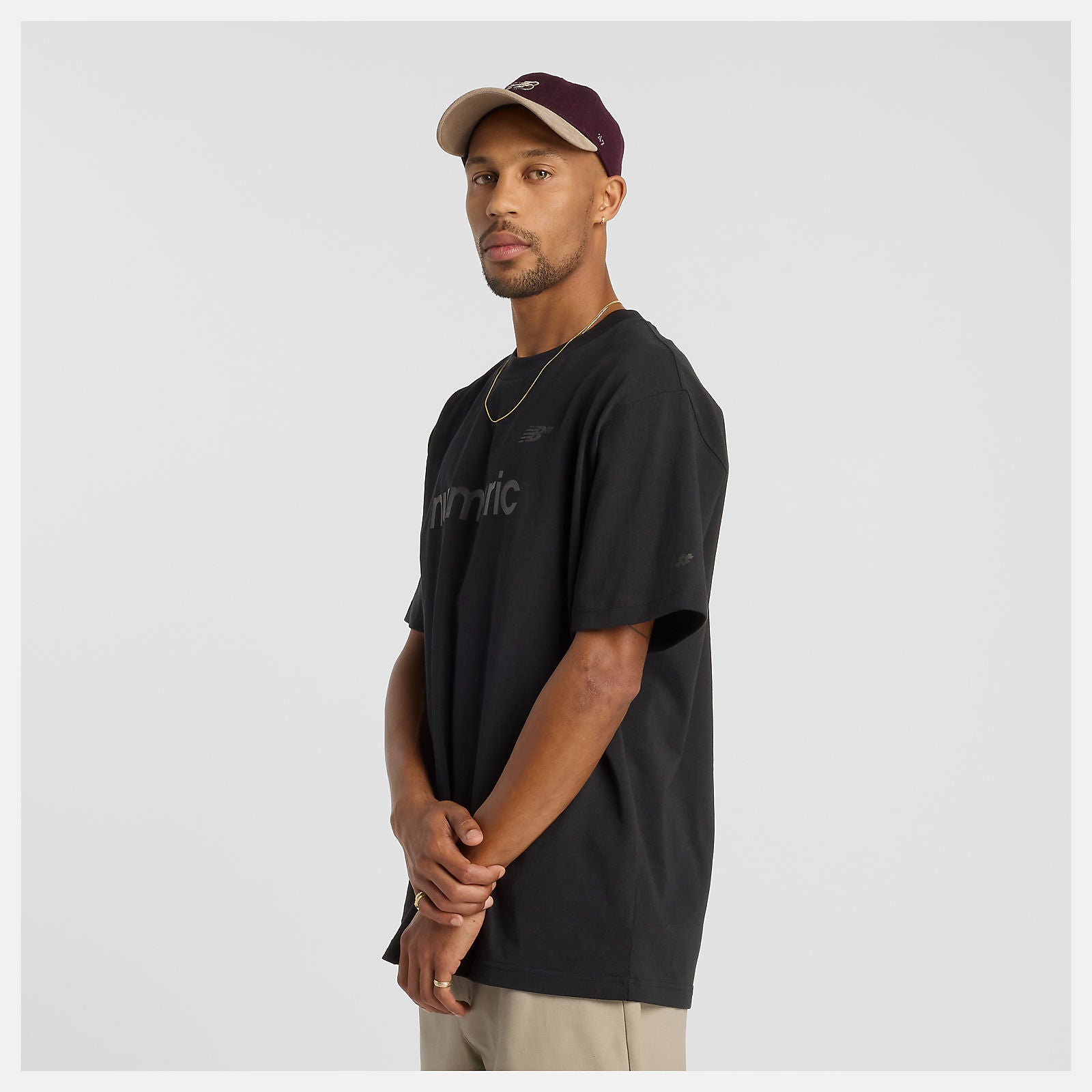 Numeric Cotton T-Shirt - Noir