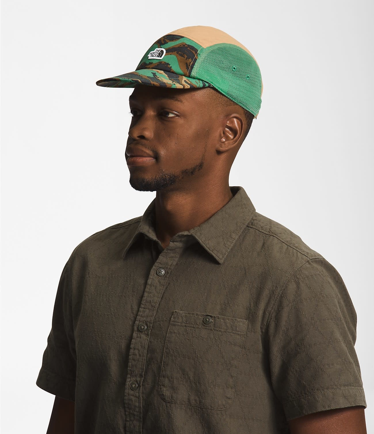 Class V Camp Hat - Deep Grass Green Painted Camo Print