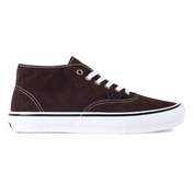 Skate Authentic Mid VCU - Dark Brown/White