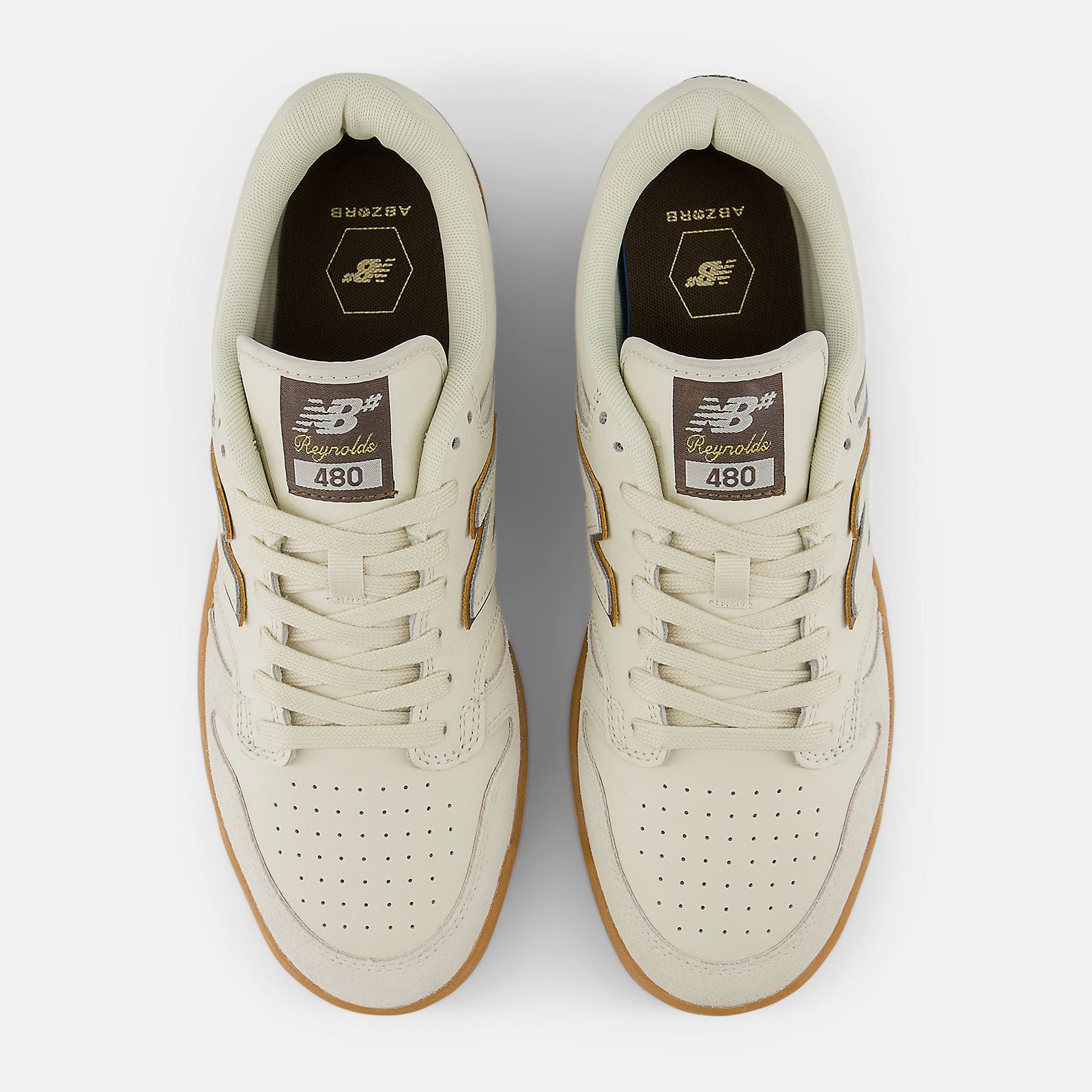 NB Numeric Andrew Reynolds 480 - Sea Salt/Brown (NM480DRW)