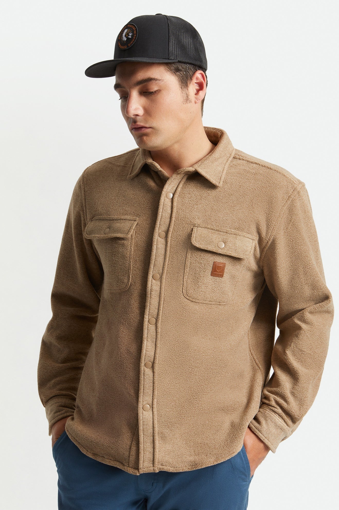 Bowery L/S Arctic Stretch Fleece - Oatmeal