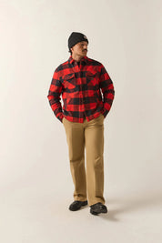 Veste Doublée Durham - Carreaux Buffalo Rouge/Noir