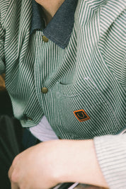 Assembly Reversible Chore Jacket - Indigo/Pine Needle/Whitecap