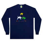 New York Longsleeve Tee - Navy