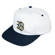 Casquette Big B Snapback - Blanc/Bleu Marine 