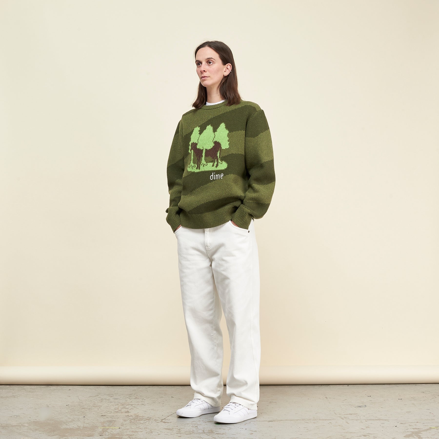 Bovine Wool Knit - Army