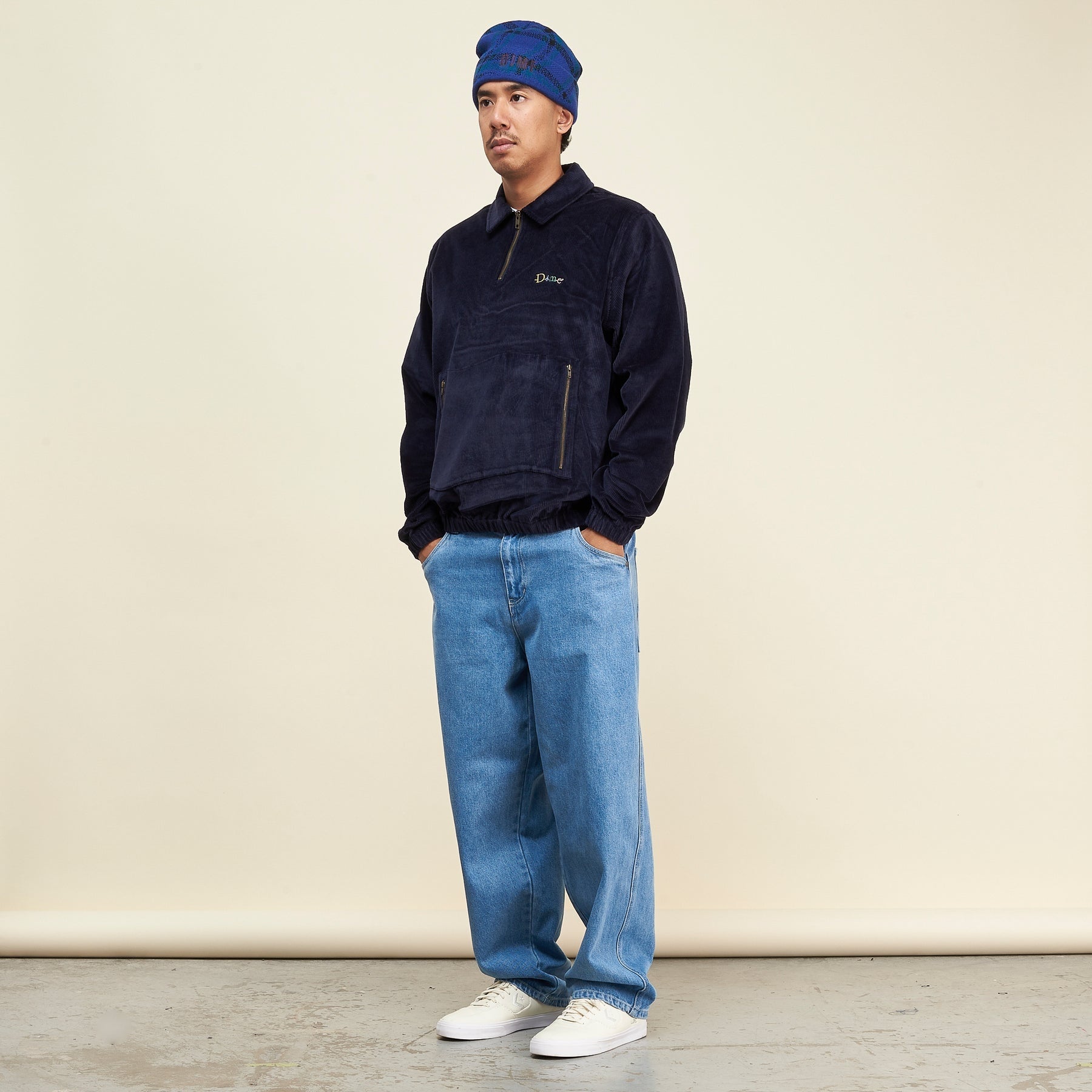 Friends Corduroy Pullover - Dark Navy