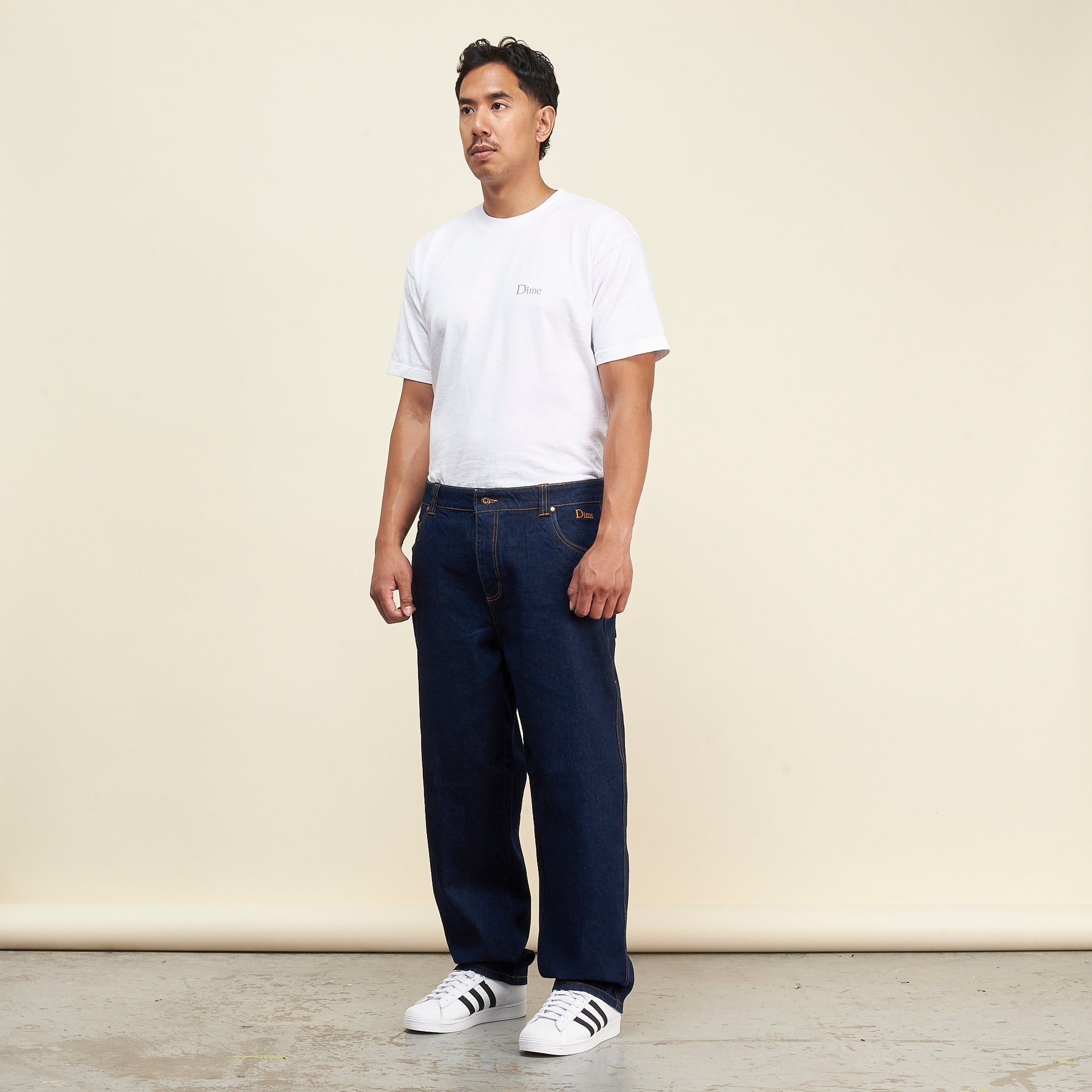 Relaxed Denim Pants - Indigo