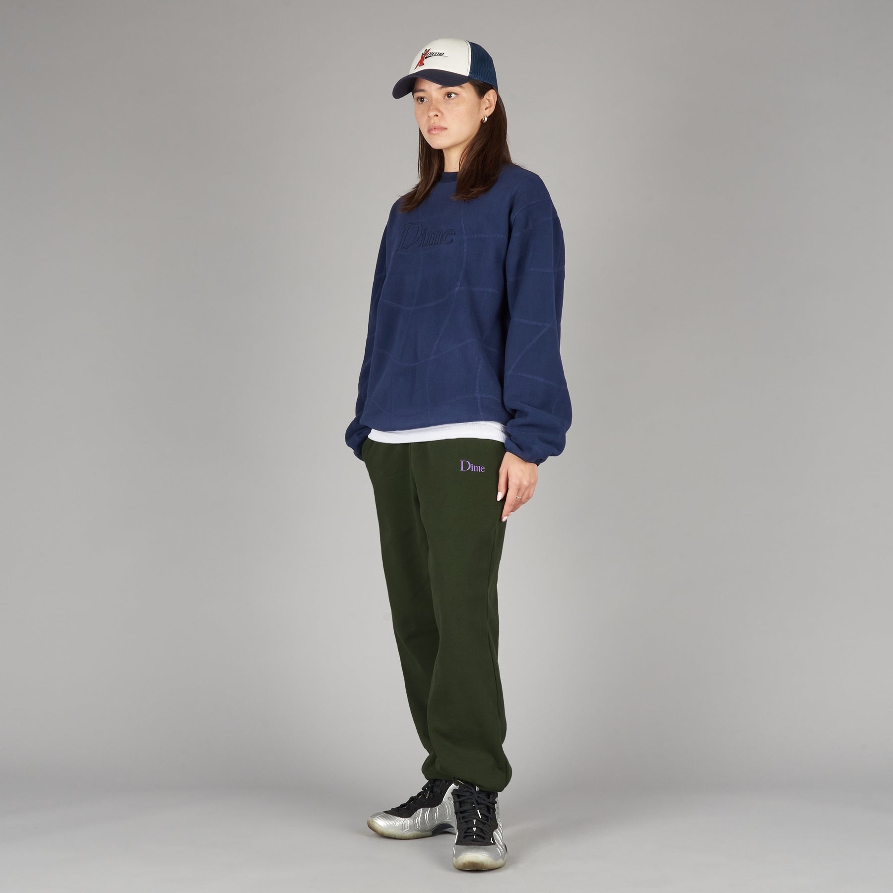 Classic Small Logo Sweatpants - Forest Green