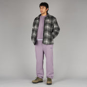 Classic Small Logo Sweatpants - Plum Gray