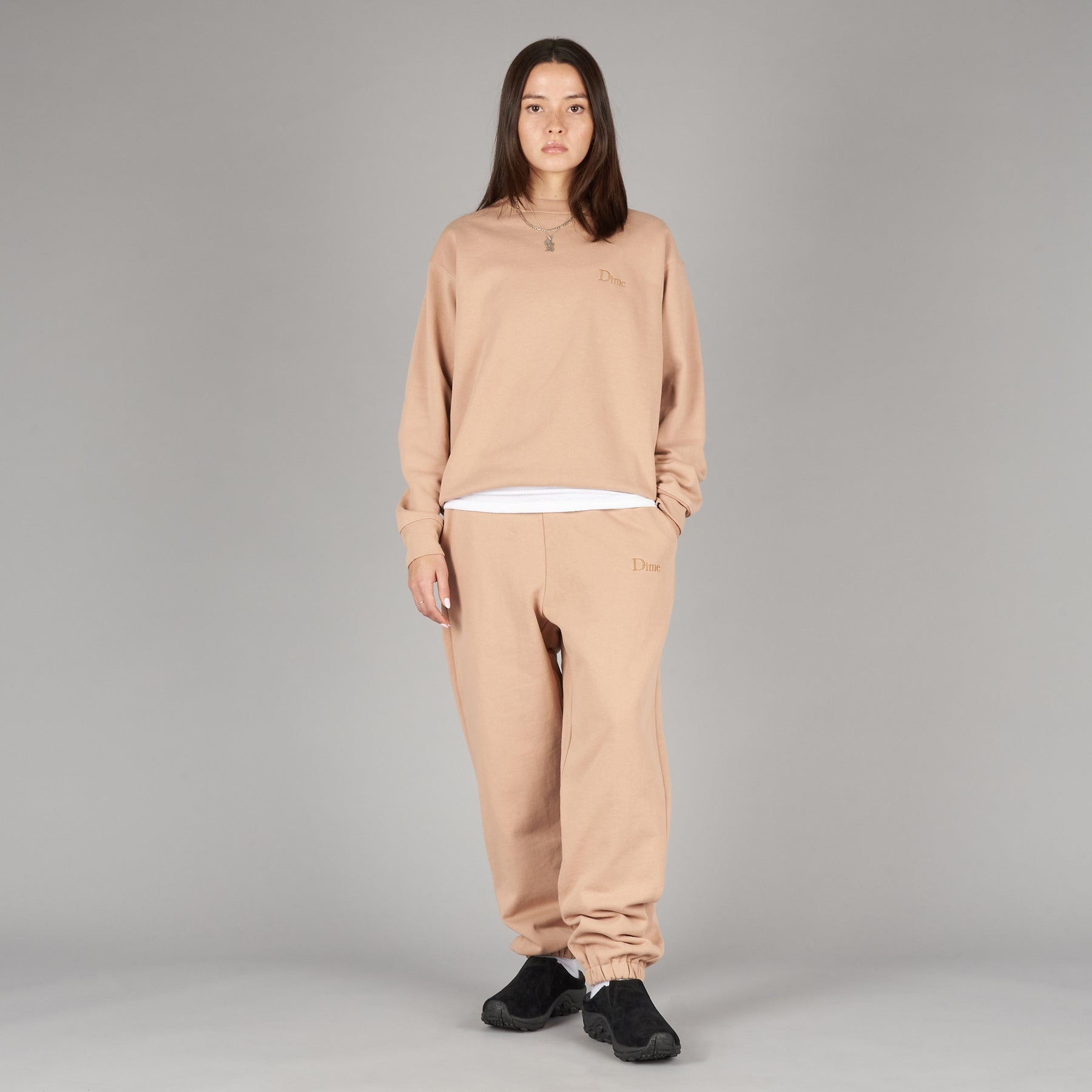 Classic Small Logo Sweatpants - Tan