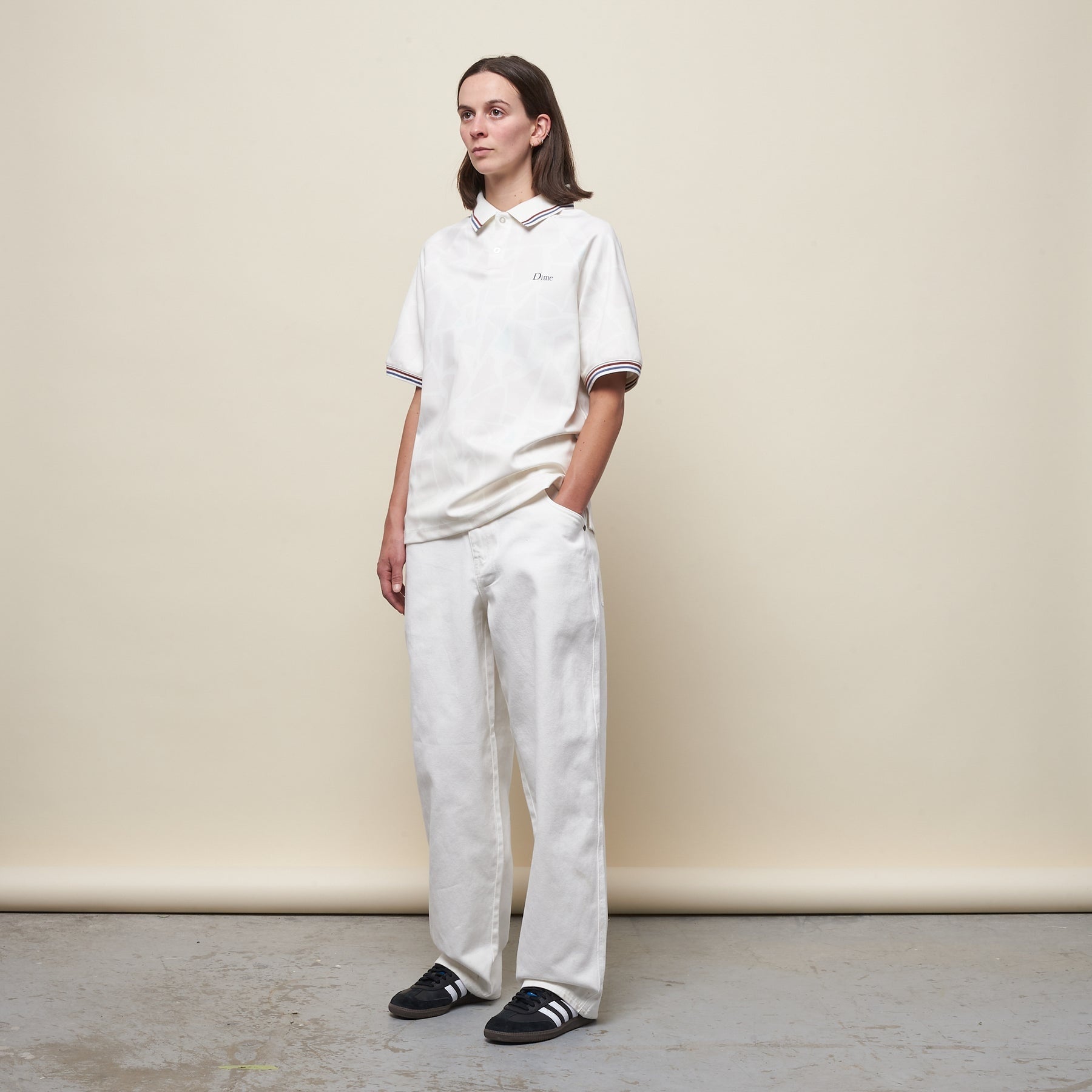 Ceramic Polo Shirt - Off White