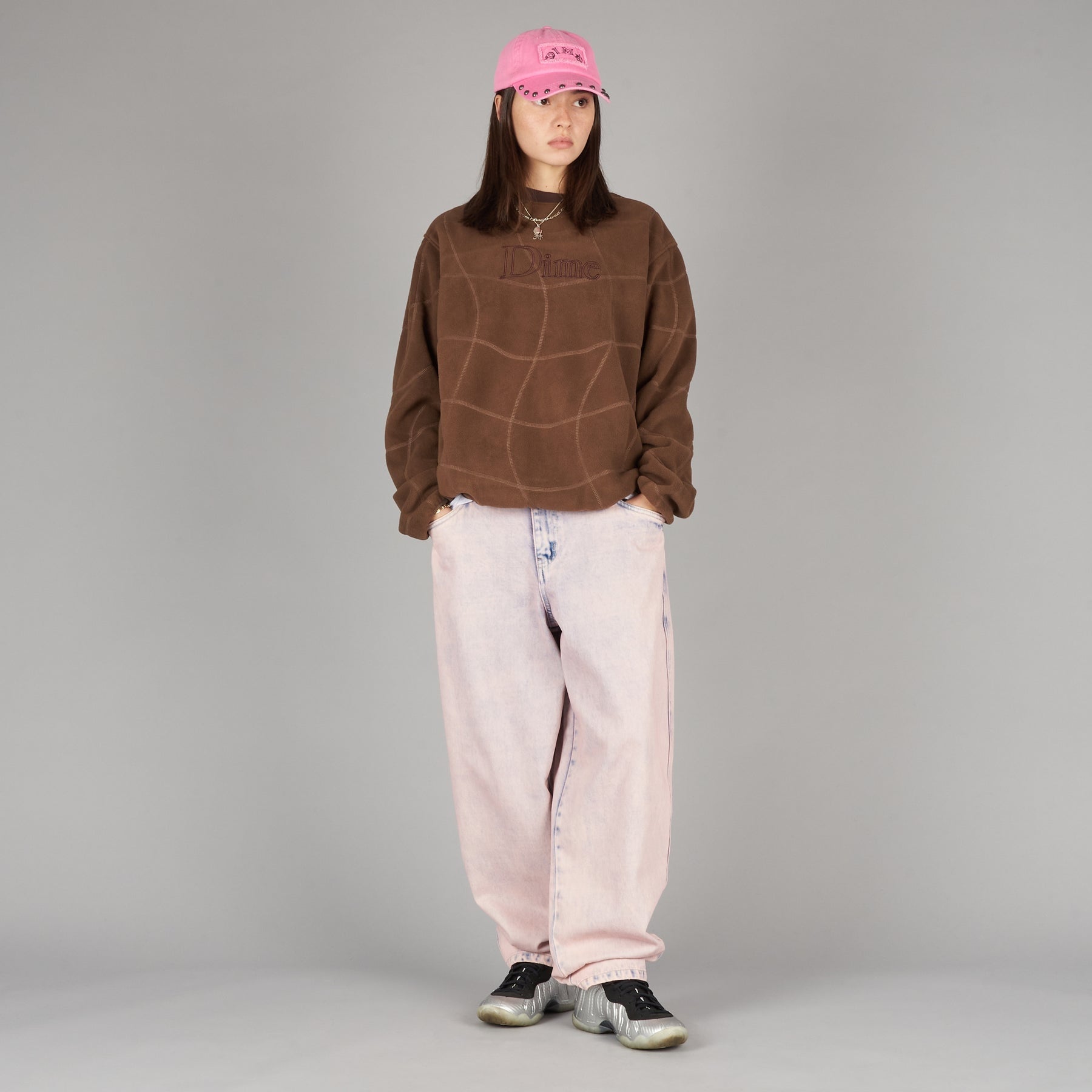 Dime Classic Wave Polar Crewneck - Dark Brown – Palm Isle