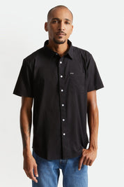 Charter Oxford S/S Woven - Black