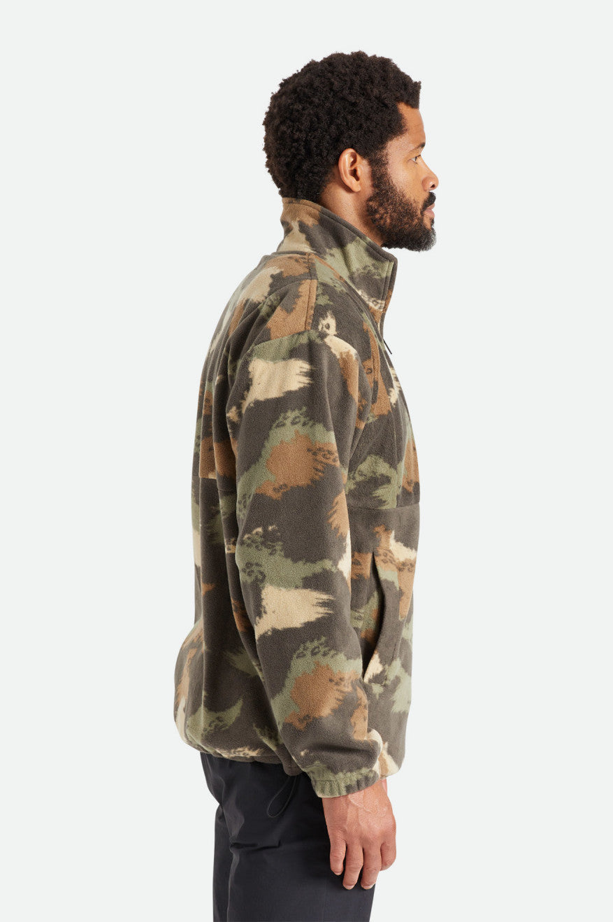 Blanket Fleece 1/2 Zip - Brushed Camo