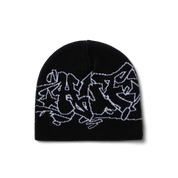 Outlines Skull Beanie - Black