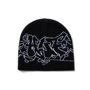 Outlines Skull Beanie - Black