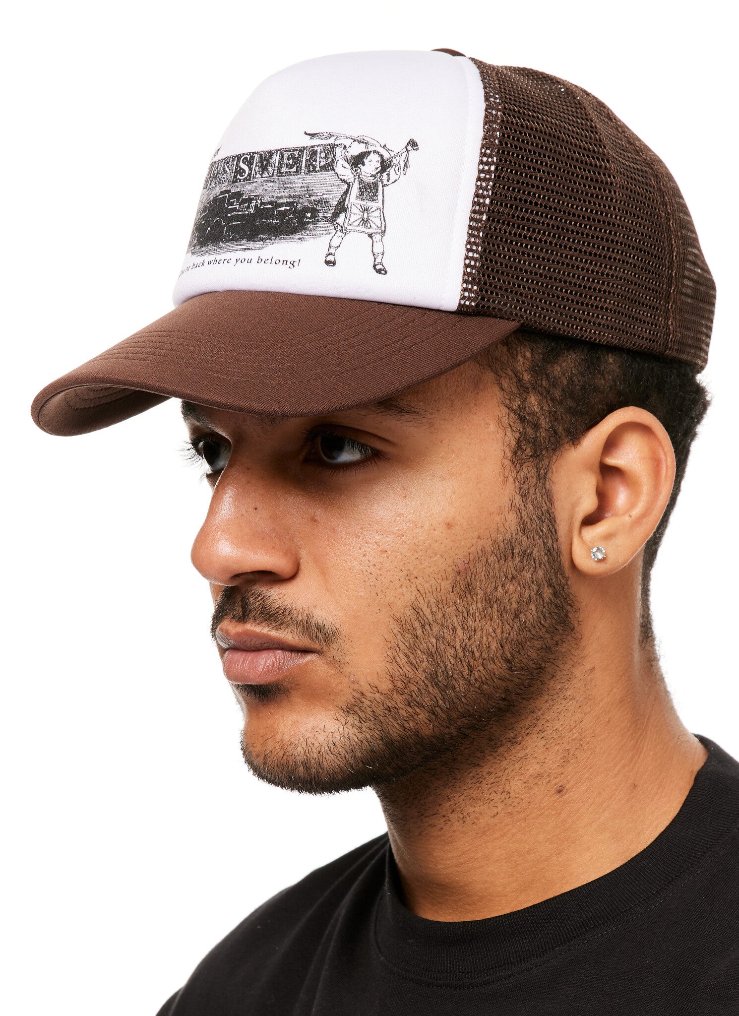 Welcome Trucker Cap Woven - Off White