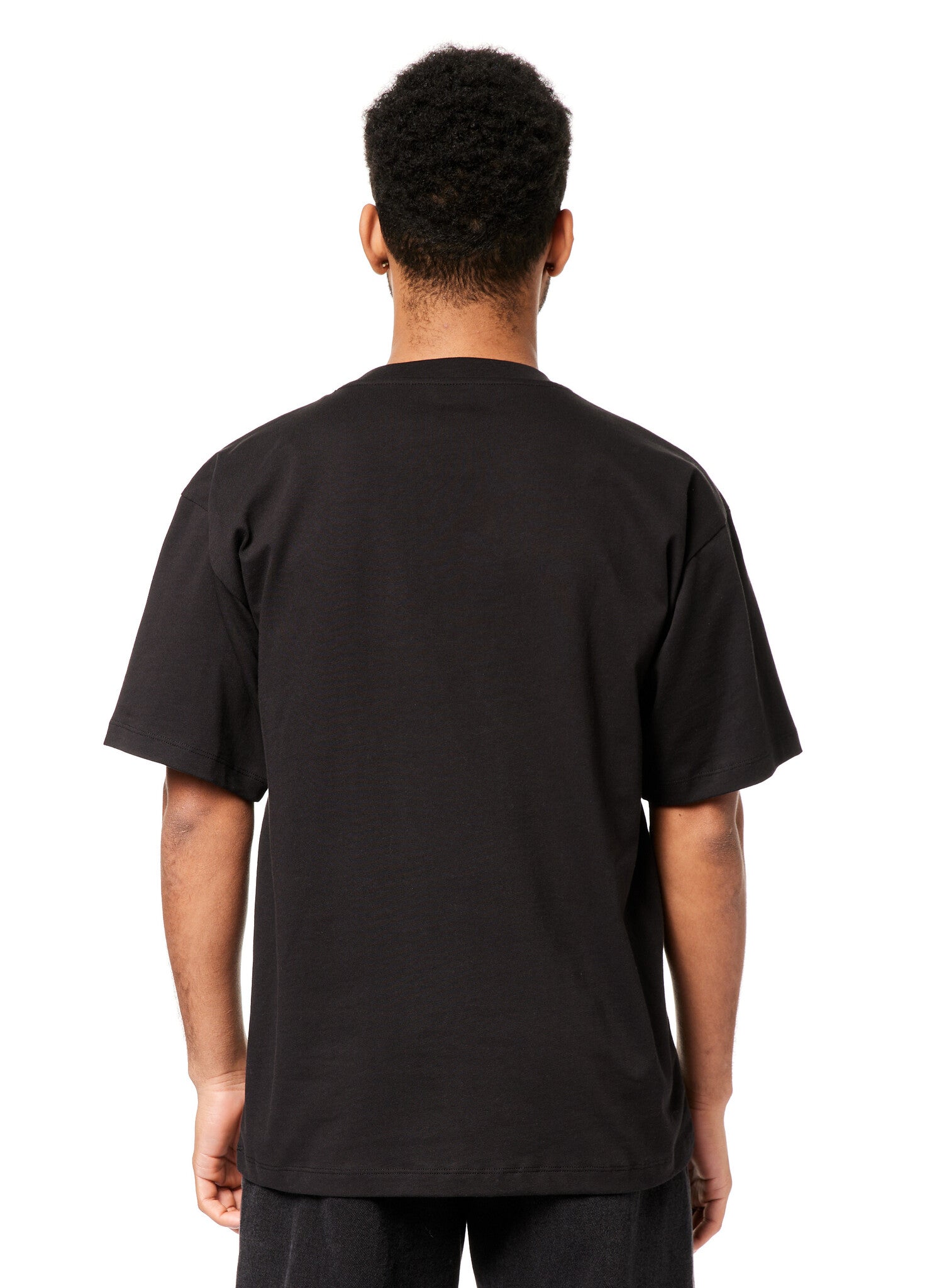 Statement Tee Shirt Knit - Black