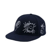 Casquette de baseball brodée Clip Art - Bleu marine