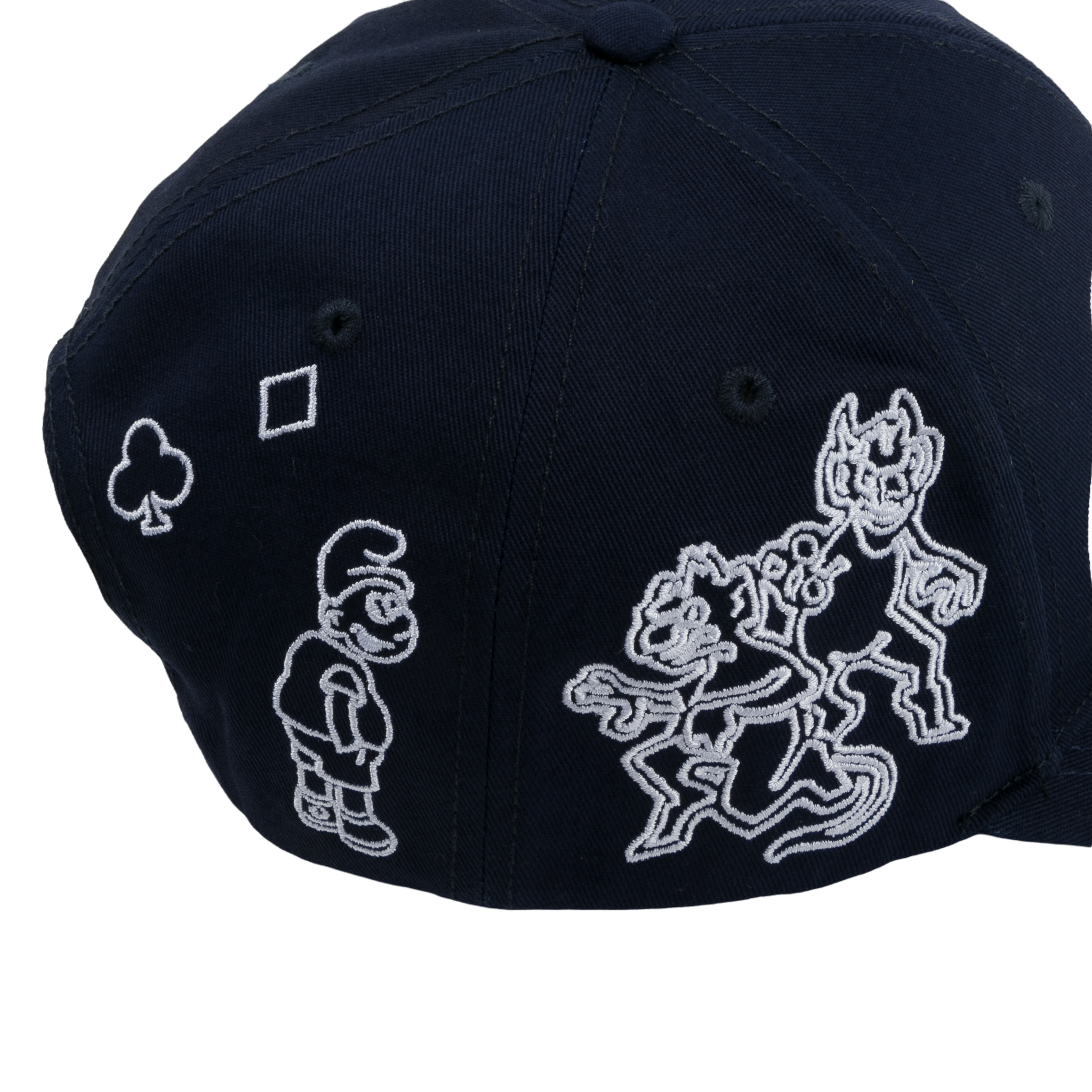 Casquette de baseball brodée Clip Art - Bleu marine