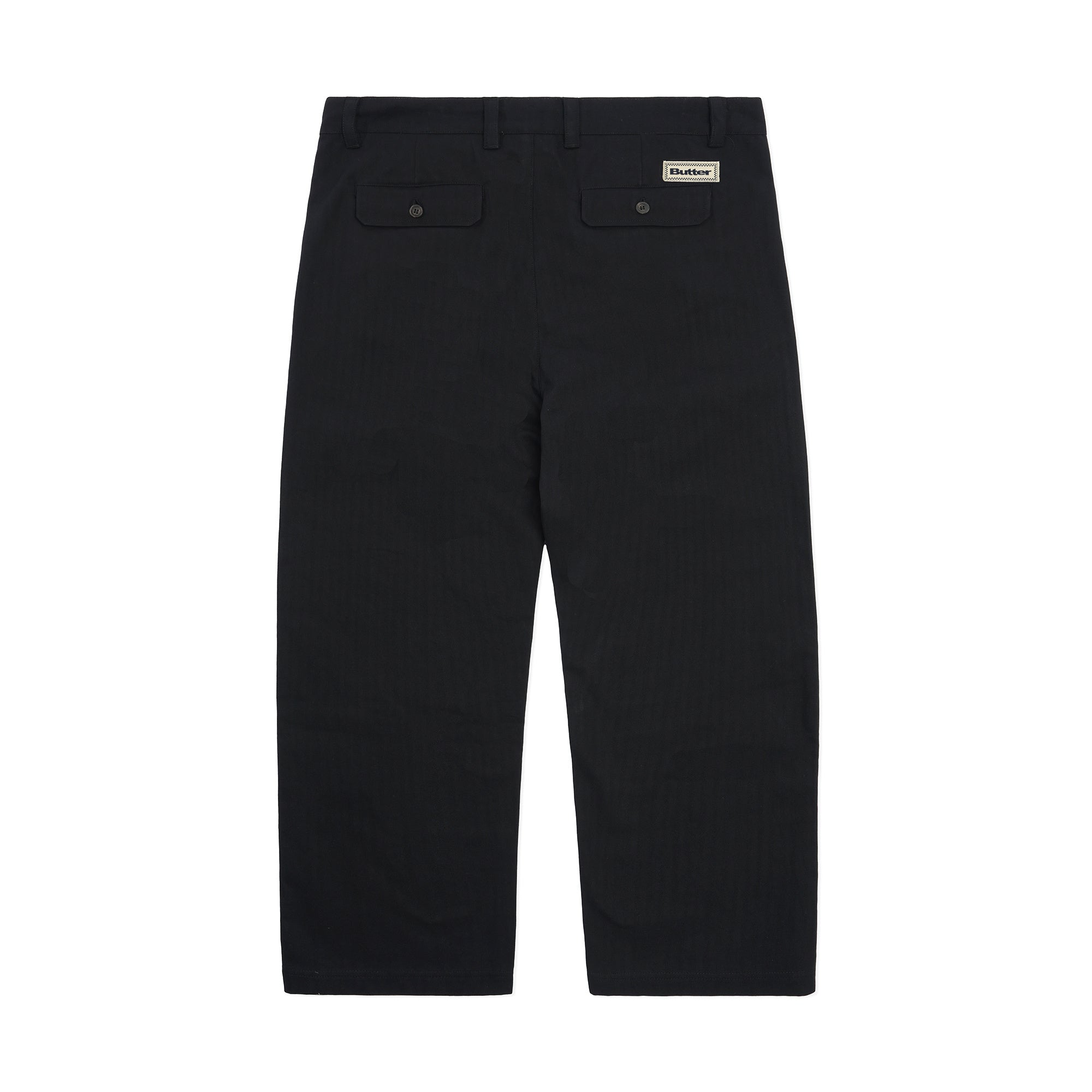 Pleated Trousers - Black