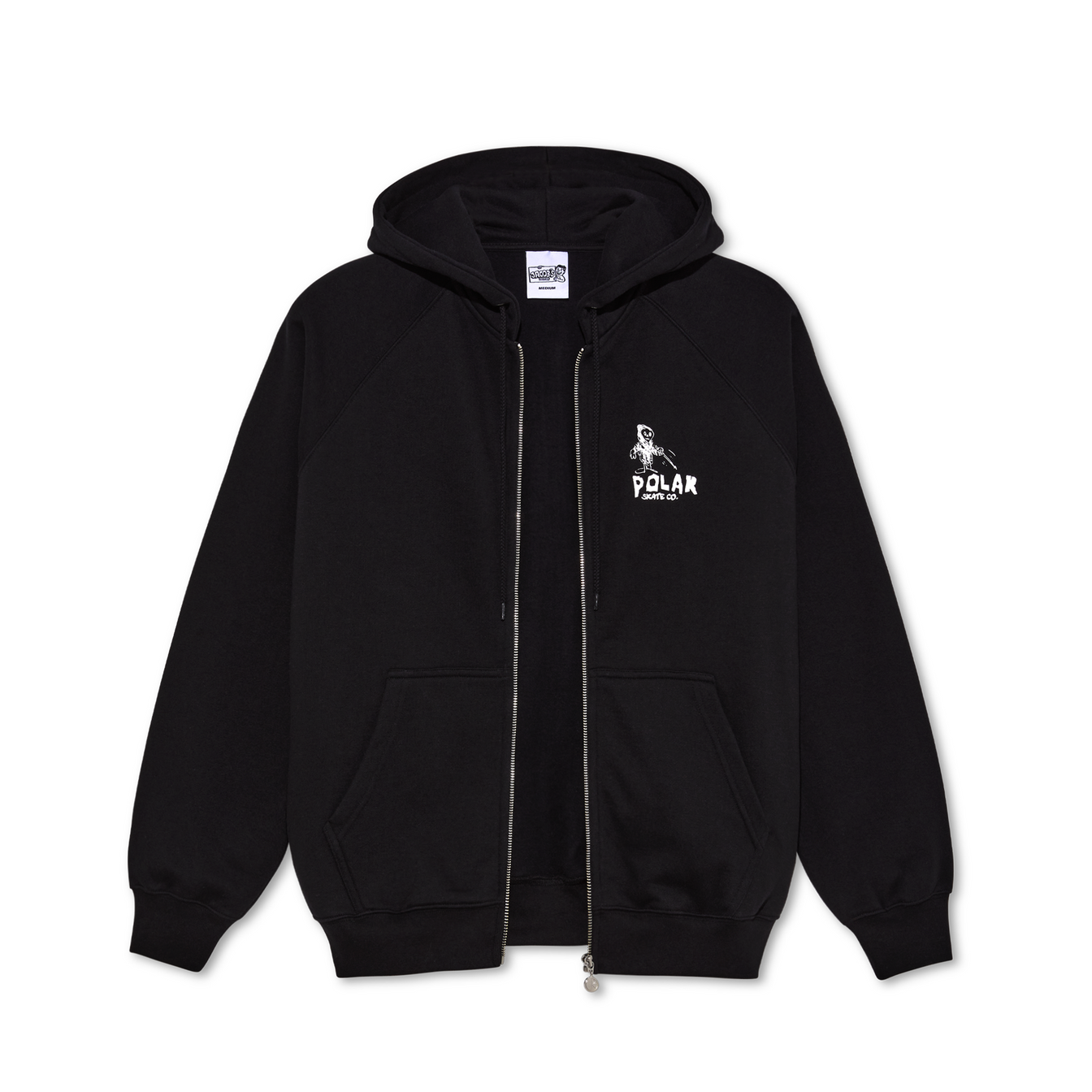 Default Zip Reaper Hoodie - Black