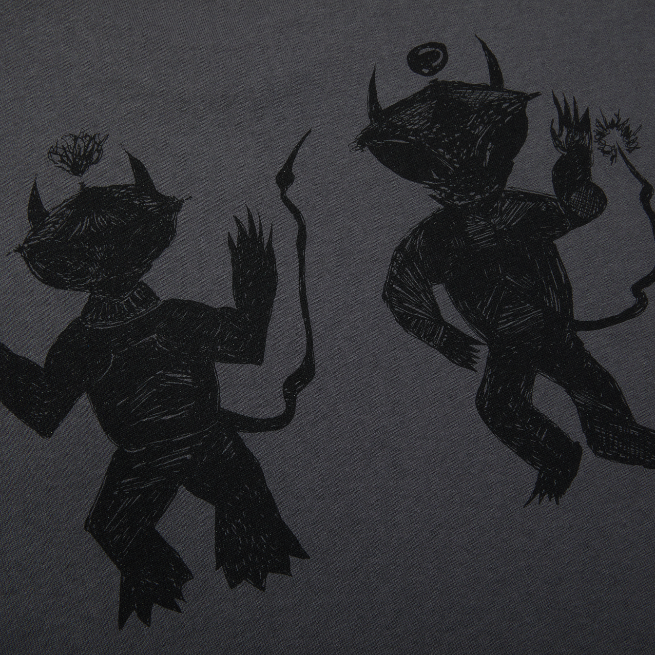 Little Devils LS Tee - Graphite