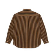 Ben LS Shirt - Brown Stripes