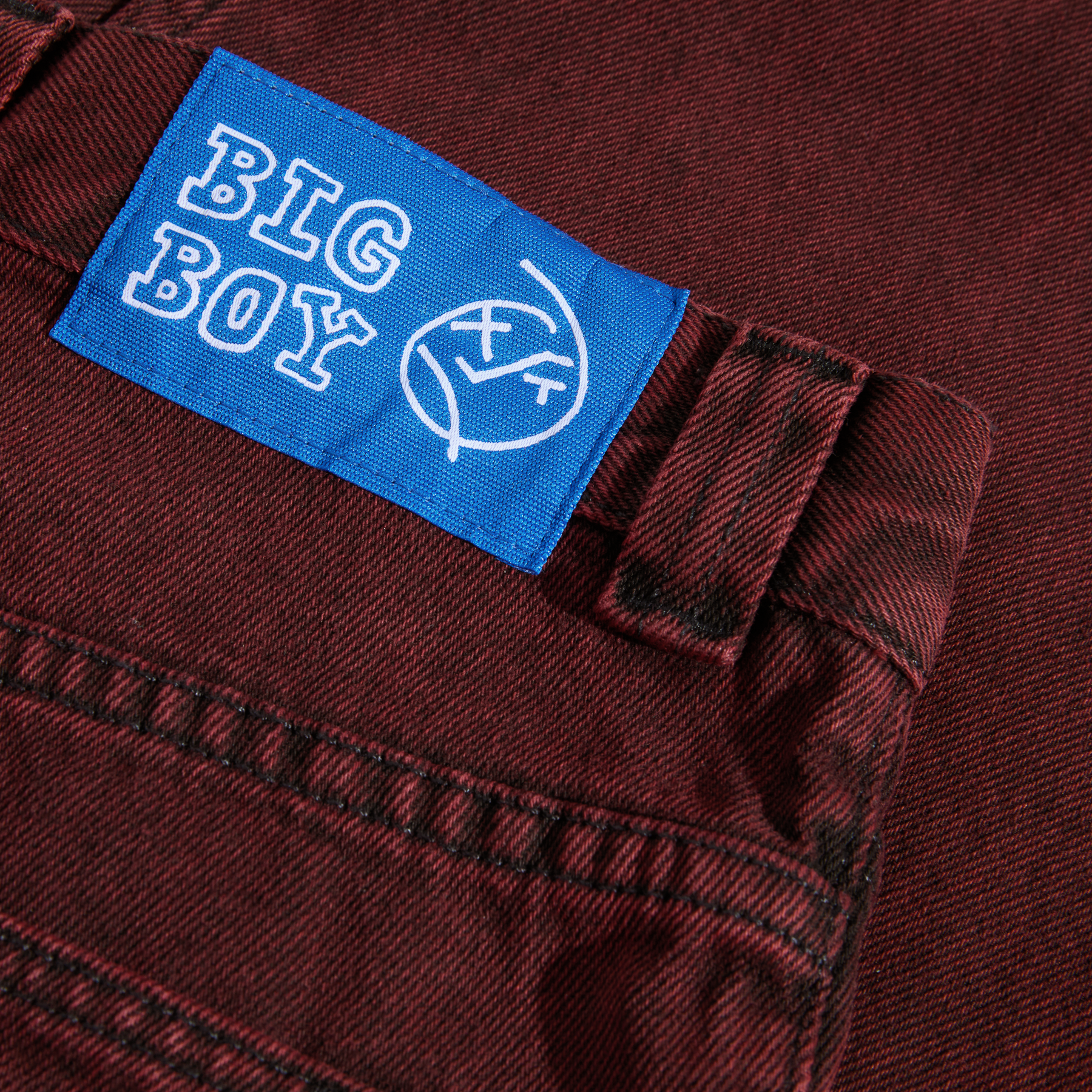 Pantalon Big Boy - Rouge Noir