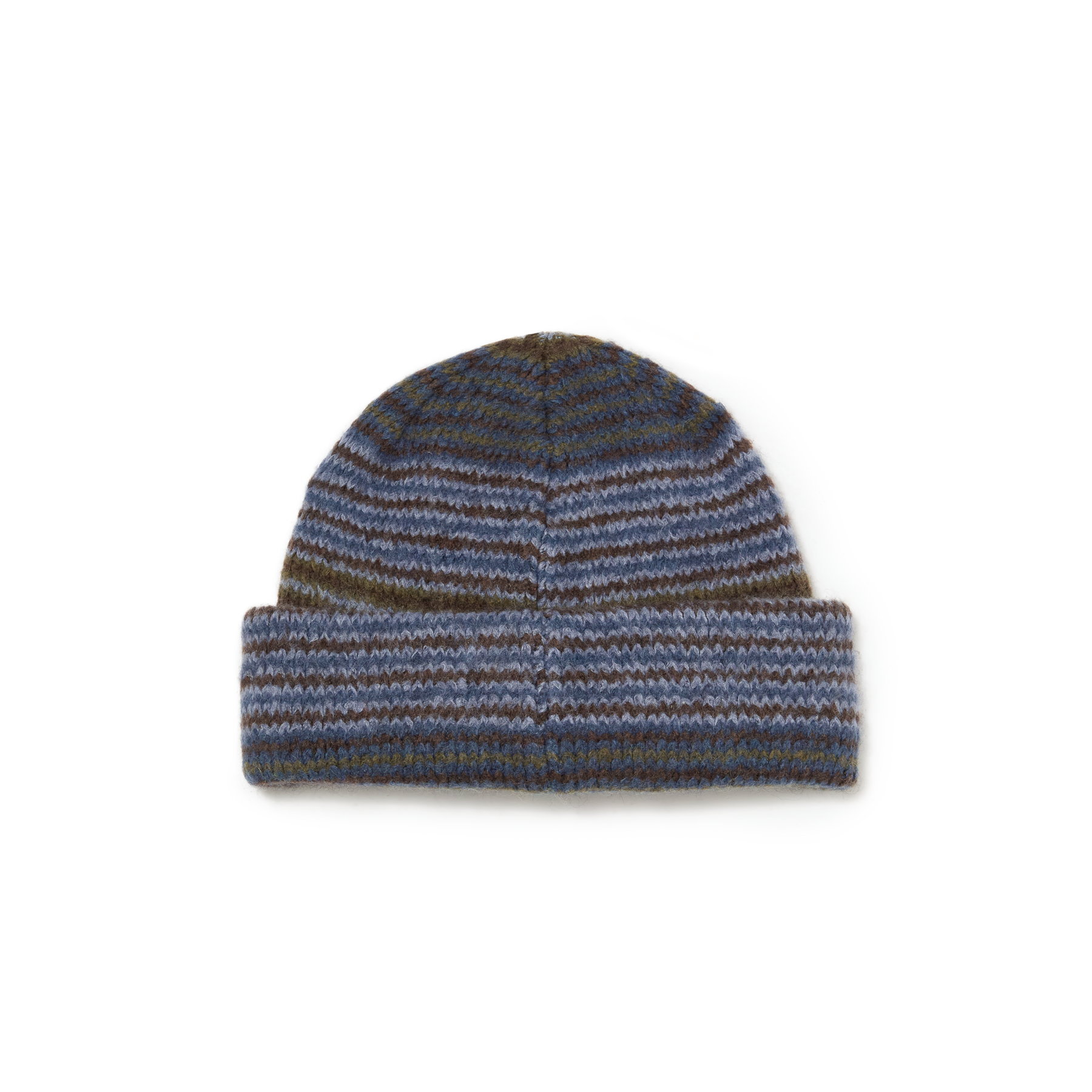 George Beanie - Blue Green Stripe