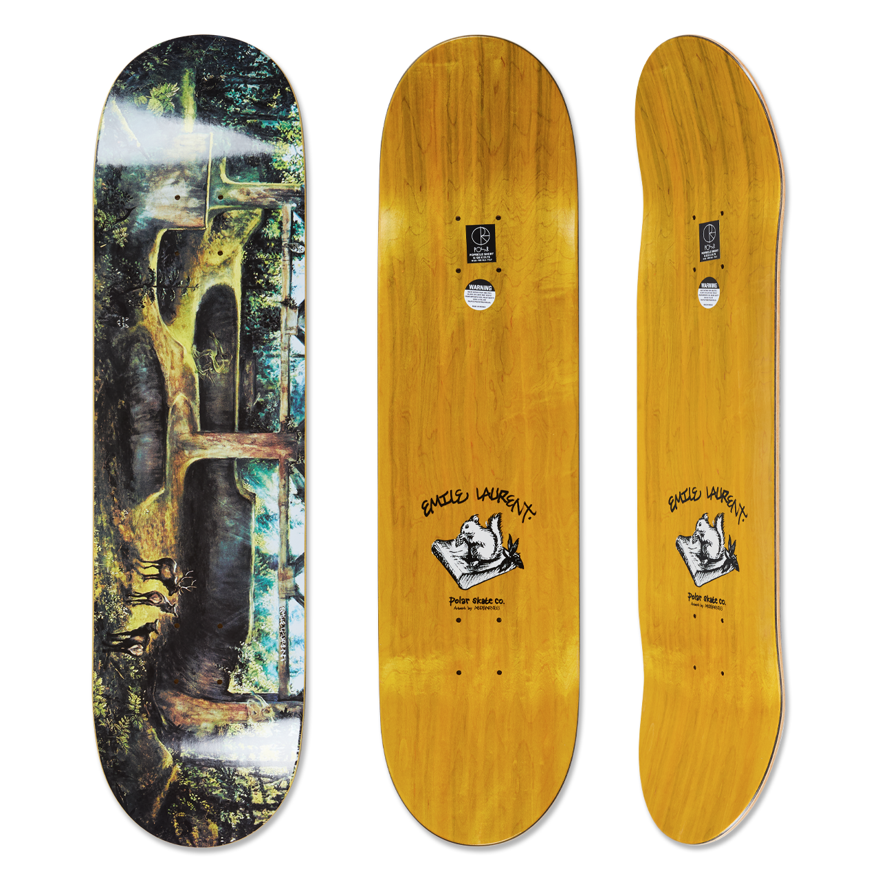 Planche de surf « Burnside 2084 » d'Emile Laurent - 8,5"