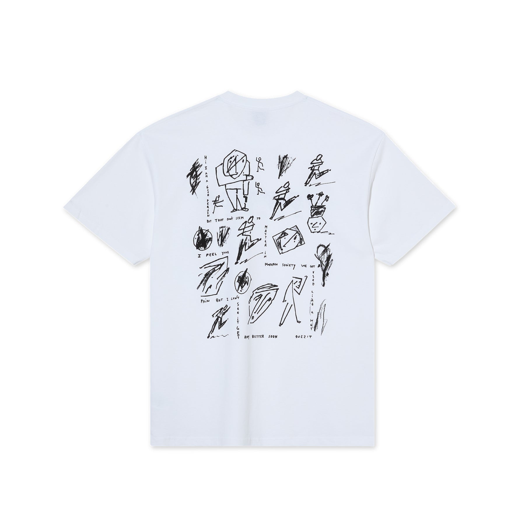 T-shirt | Parfois triste - Blanc