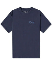 T-shirt avec logo Stroke - Bleu marine/bleu