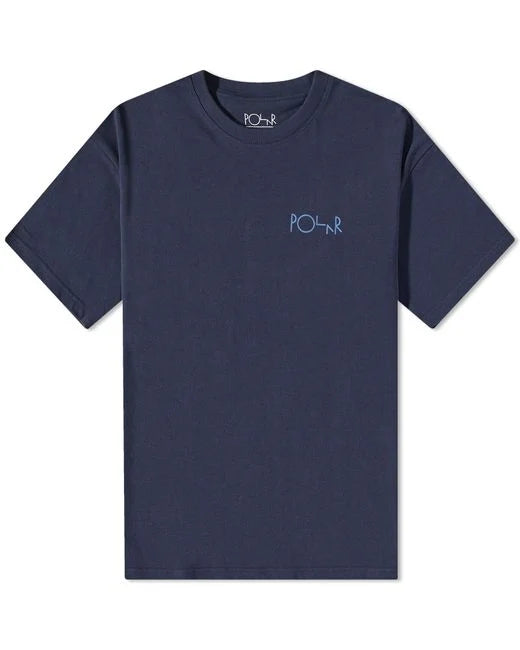 T-shirt avec logo Stroke - Bleu marine/bleu