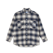 Surchemise en flanelle Big Boy - Bleu marine