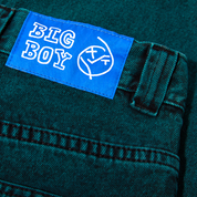 Jean Big Boy - Bleu sarcelle et noir 