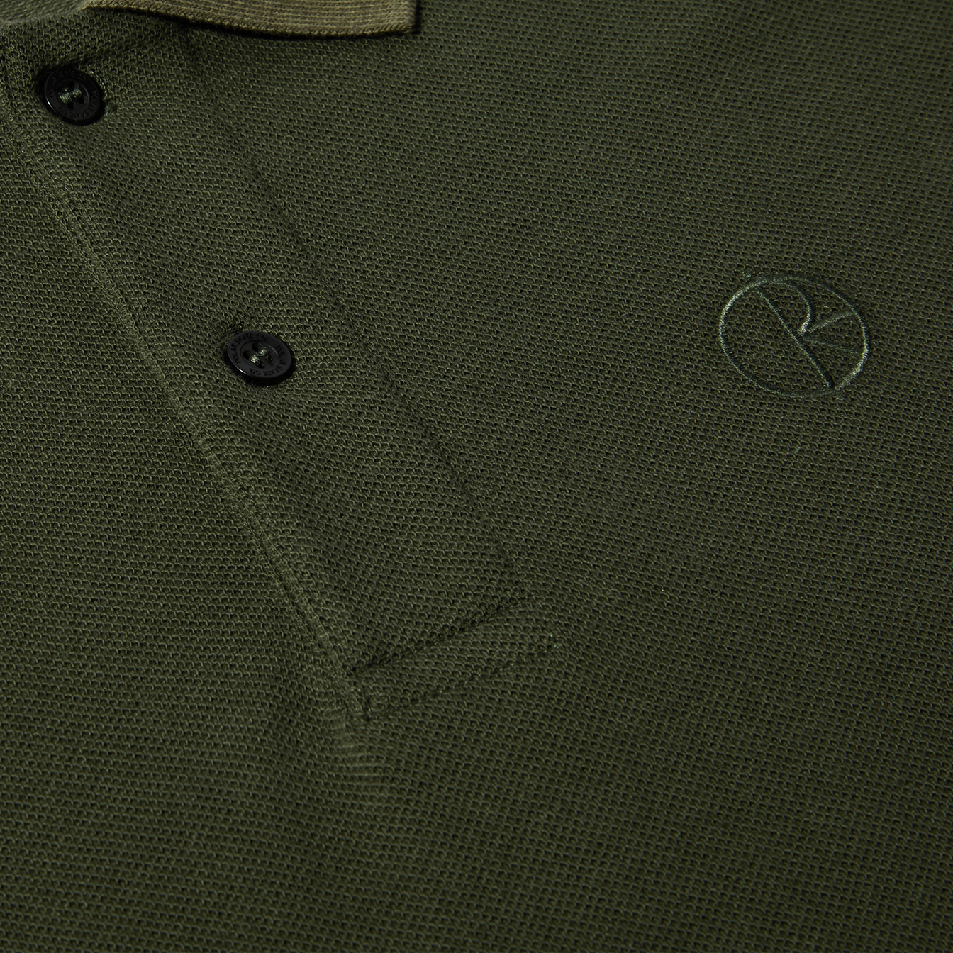 Duo Polo Shirt - Dark Olive
