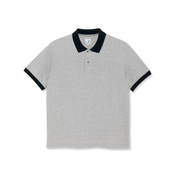 Duo Polo Shirt - Heather Grey