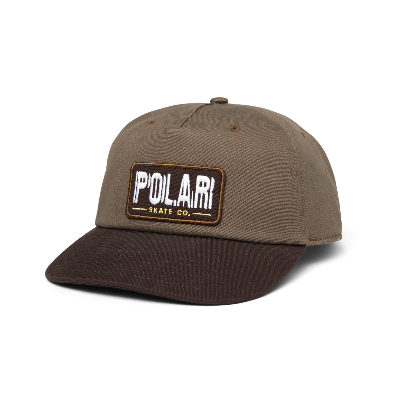 polar-skate-co-sp23-earthquake-patch-cap-brown-1-1.png