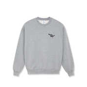 Ornament Logo Crewneck - Heather Grey
