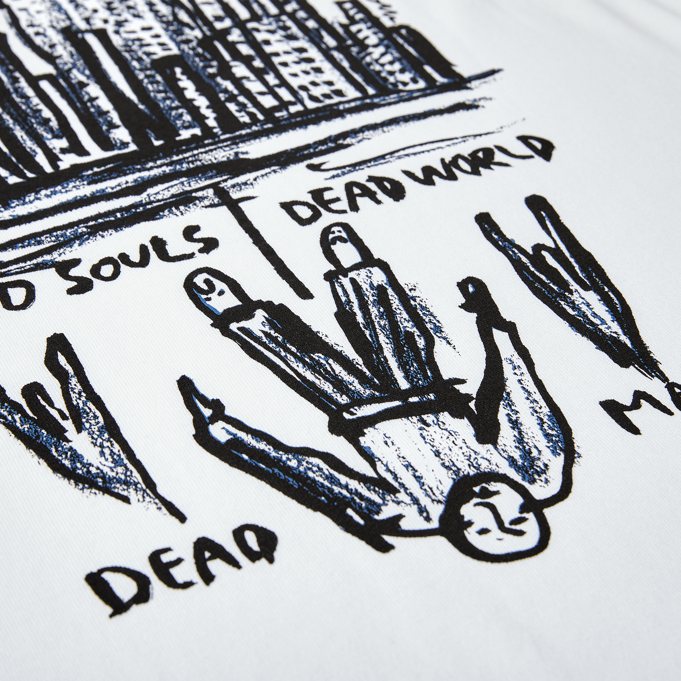 T-shirt Dead World - Blanc