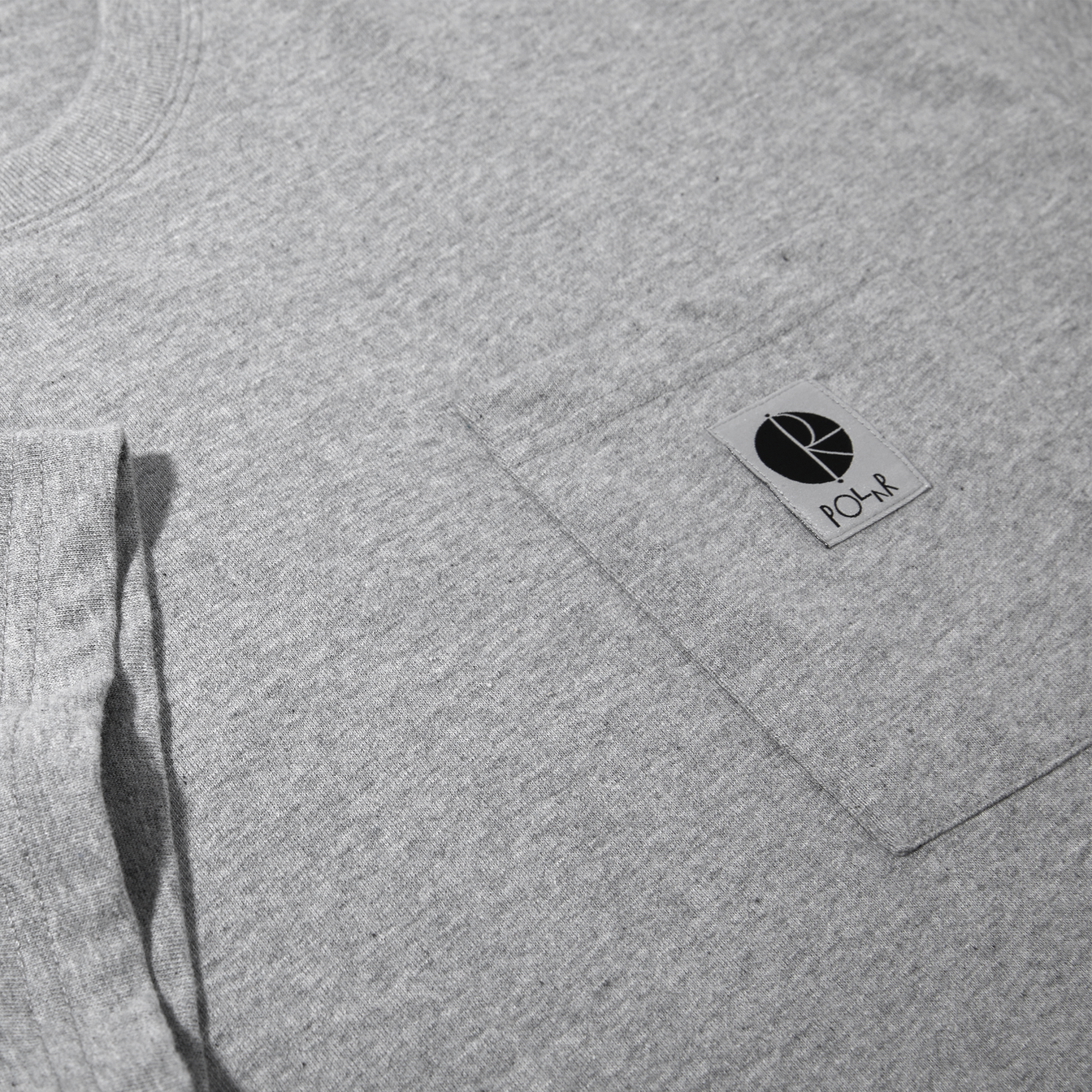 Pocket Tee - Heather Grey